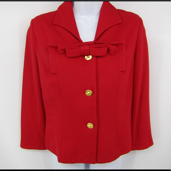 🔥 2 or more 50% off! CAbi Beau red blazer - Picture 1 of 7
